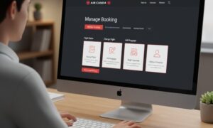 air canada manage a booking 